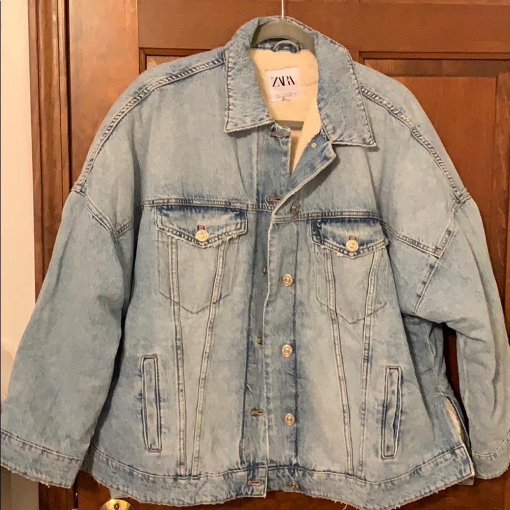 Fleece Lined Denim Jacket
